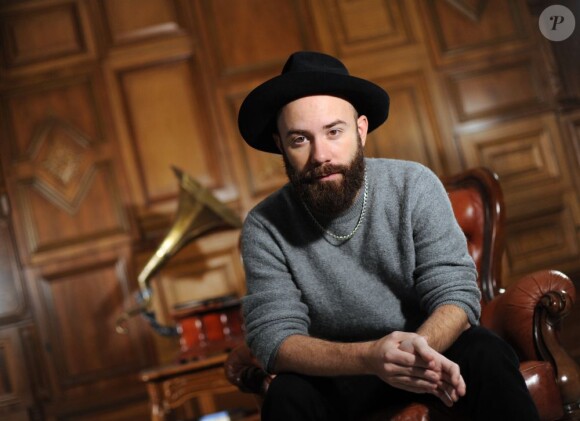 Yoann Lemoine alias Woodkid pose à Berlin, le 29 janvier 2013.