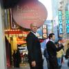 Bruce Willis, sa statue de cire de Madame Tussauds de New York, exposée dans la rue, le 29 janvier 2013.