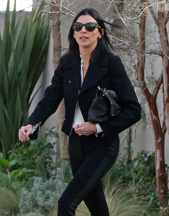 Liberty Ross, future ex-femme de Rupert Sanders, quitte son domicile à Hollywood le 29 Janvier 2013.
