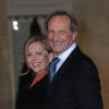 Gérard Longuet et sa femme Brigitte à l'Elysée le 26 janvier 2012.