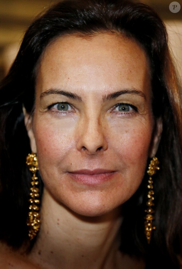 Carole Bouquet lors de la présentation du Sangue d'Oro à Bordeaux, le 31 janvier 2013.