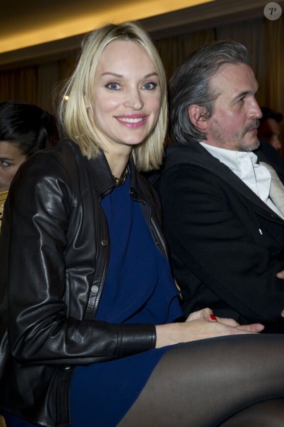 Inna Zobova lors de la vente-aux-enchères au profit de la fondation The Heart Fund au restaurant du Bristol à Paris le 1er février 2013