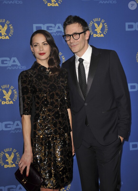 Bérénice Bejo et Michel Hazanavicius lors des 65e Directors Guild of America Awards à Hollywood le 2 février 2013