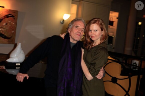 Abel Ferrara et sa femme Shanyn Leigh au 20e festival international du film fantastique de Gérardmer, le 2 février 2013.