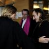 John Galliano et ses avocats Jean-Marc Coblence et Chantal Giraud-van Gaver arrivent au conseil des prud'hommes à Paris, le 4 février 2013.