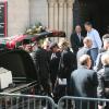 John Galliano aux obsèques de son ami et bras droit Steven Robinson, à Paris, le 11 avril 2007.