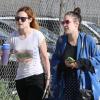Rumer Willis emmène sa petite soeur Tallulah faire du shopping le jour de son anniversaire, à Los Angeles, le 3 février 2013.