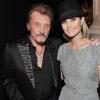 Johnny Hallyday et Laeticia à la soirée Chanel, à Paris, le 8 novembre 2012.