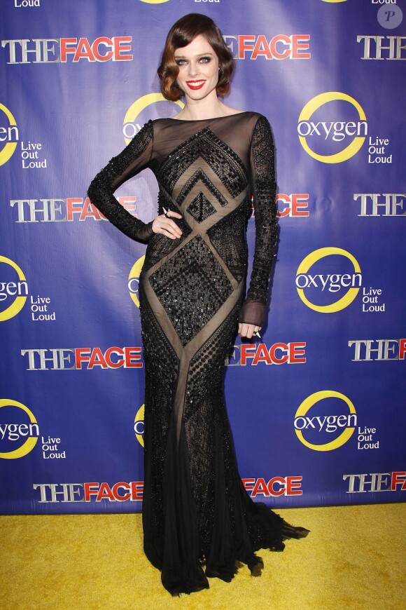 Coco Rocha lors de la soirée de l'émission The Face au club Marquee. New York, le 5 février 2013.