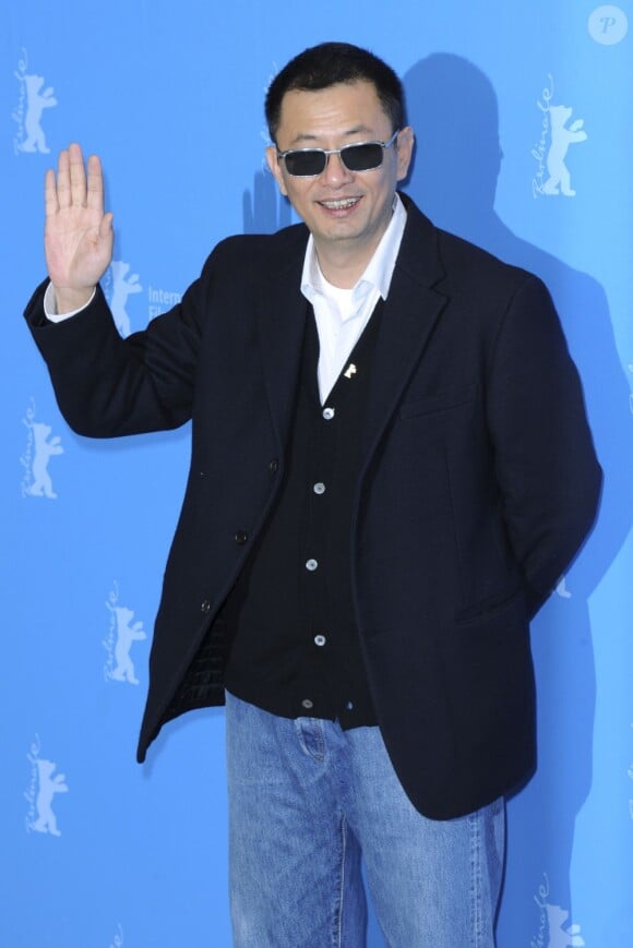 Wong Kar-wai pendant le photocall pour le film d'ouverture The Grandmaster à Berlin, le 7 février 2013.