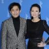 Tony Leung Chiu Wai et l'actrice Ziyi Zhang pendant le photocall pour le film d'ouverture The Grandmaster à la 63e Berlinale, le 7 février 2013.