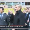La princesse Charlene de Monaco faisait équipe avec Byron Kelleher le 2 février 2013 au Stade Louis-II pour le 3e Challenge Sainte-Dévote, un tournoi rugby junior.