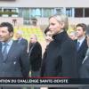 La princesse Charlene de Monaco faisait équipe avec Byron Kelleher le 2 février 2013 au Stade Louis-II pour le 3e Challenge Sainte-Dévote, un tournoi rugby junior.