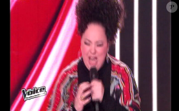 Nadja dans The Voice 2, samedi 2 février 2013 sur TF1