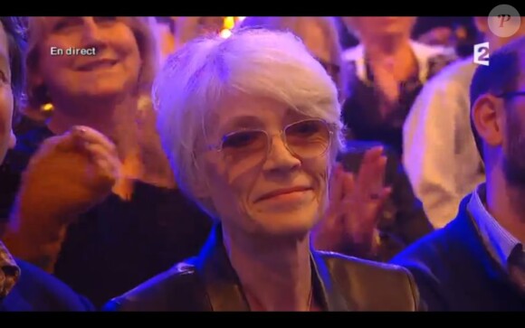 Françoise Hardy lors des Victoires de la Musique, sur France 2 le 8 février 2013.