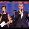 Virginie Guilhaume et Laurent Ruquier présentent la cérémonie des Victoires de la Musique, sur France 2 le 8 février 2013.