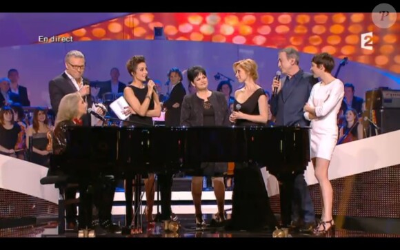 Hommage à Véronique Sanson lors des Victoires de la Musique, sur France 2 le 8 février 2013.