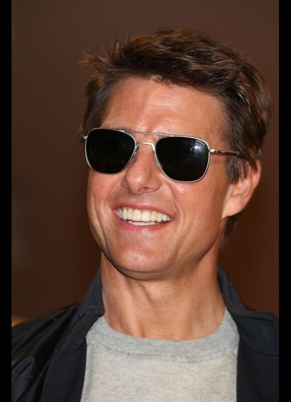 L'acteur Tom Cruise arrive à Tokyo le 8 Janvier 2013, pour faire la promotion de son dernier film Jack Reacher.