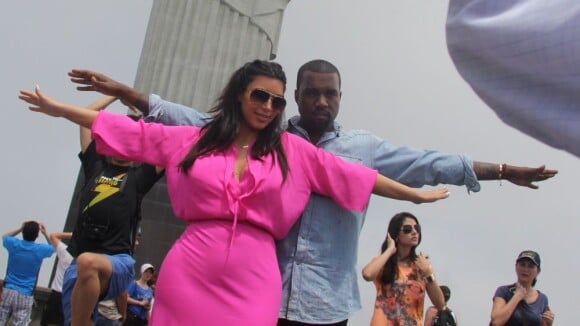 Kim Kardashian, enceinte, et Kanye West : Gestes tendres et fous rires à Rio !