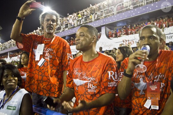 Will Smith prend du bon temps au Carnaval de Rio de Janeiro le 10 février 2013.