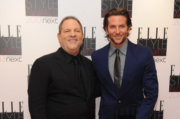 Harvey Weinstein et Bradley Cooper aux Elle Style Awards à Londres le 11 février 2013