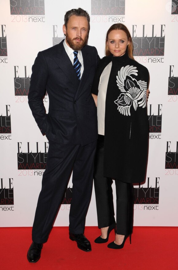 Stella McCartney et son mari Alasdhair Willis aux Elle Style Awards à Londres le 11 février 2013