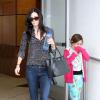 Courteney Cox et sa fille Coco ont déjeuné dans le restaurant italien E. Baldi. Photo prise le 11 février à Beverly Hills.