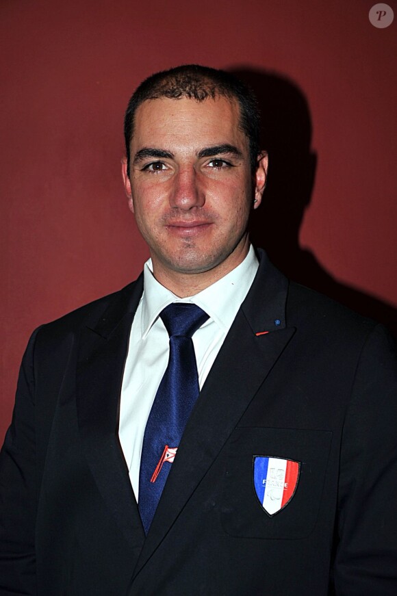 Damien Seguin à la 3e édition des Trophées de l'accessibilité au Théâtre de la porte Saint-Martin à Paris, le 11 février 2013.