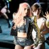 Lady Gaga en concert pour sa tournée The Born This Way Ball Tour à Vancouver le 11 janvier 2013.