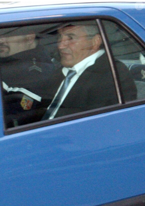 Marc Cecillon arrive à son procès à Grenoble, le 6 novembre 2006