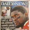 Les unes du New York Daily News et du New York Post le 2 décembre 2012 après le suicide de Jovan Belcher
