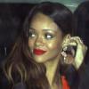 Rihanna quitte le Blok au soir de la Saint-Valentin. Los Angeles, le 14 février 2013.