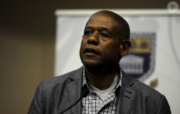 Forest Whitaker parle d'esclavage à Cape Town, le 2 décembre 2012.
