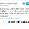 Le tweet d'Arnaud Montebourg sur Oprah Winfrey
