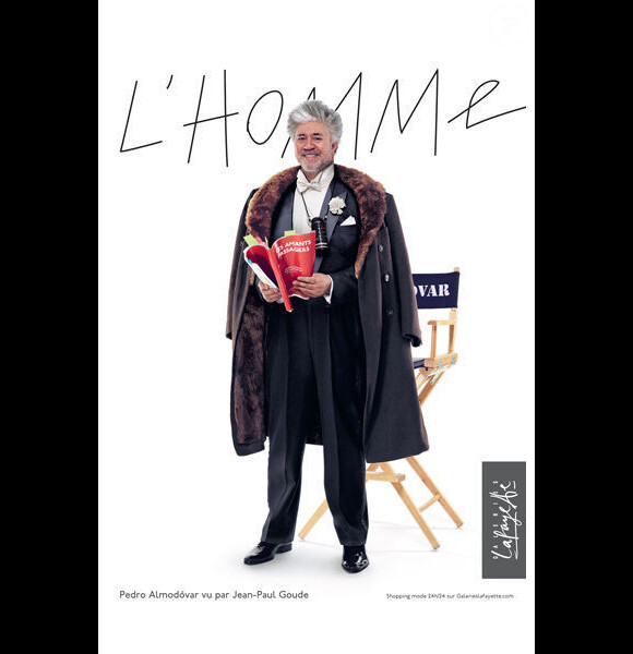 Pour 2013 c'est Pedro Almodovar qui sera l'ambassadeur des Galeries Lafayette Homme.