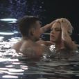 Pink et son mari Carey Hart sur le tournage du sensuel clip Just Give Me A Reason. Février 2013.