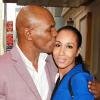 Mike Tyson et sa femme Kiki devant le Longacre Theatre de New York le 18 juin 2012