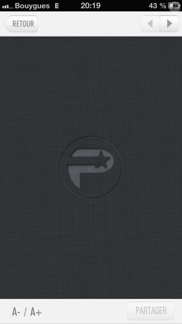 La nouvelle application iPhone Purepeople.com a été mise en ligne le 19 février 2013. Ergonomie améliorée et rapidité de chargement des contenus sont au coeur de cette nouvelle version, plus pratique et plus interactive.