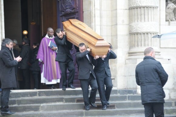 Les obsèques de Christian Azzopardi à Paris, le 22 février 2013.