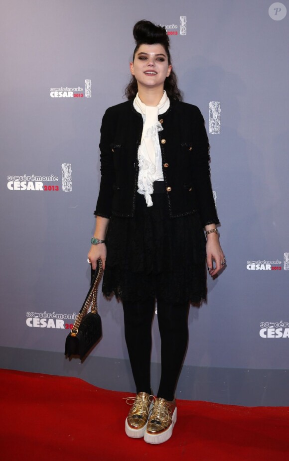 Soko lors de la cérémonie des César le 22 février 2013 à Paris