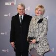 Claude Sérillon et sa compagne Catherine Ceylac lors de la cérémonie des César le 22 février 2013 à Paris