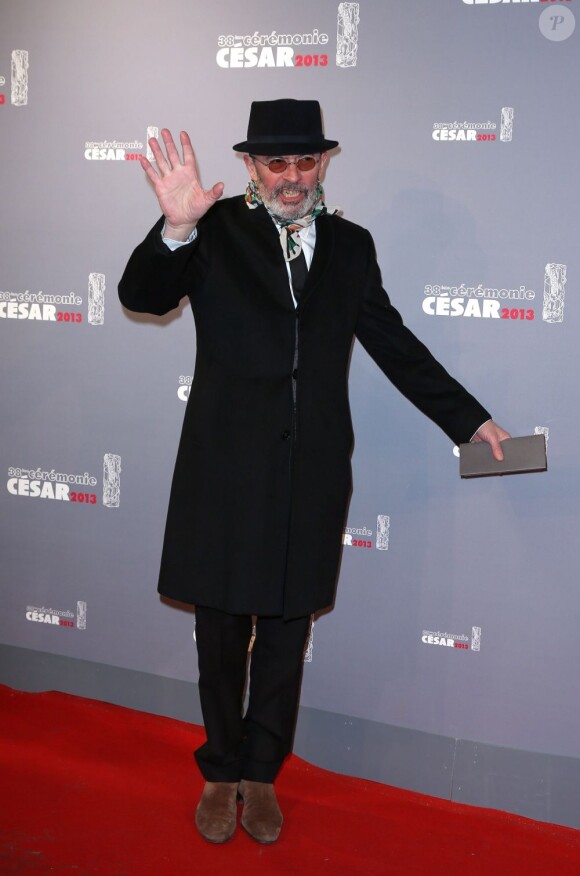 Jacques Audiard lors de la cérémonie des César le 22 février 2013 à Paris