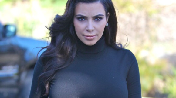Kim Kardashian enceinte : Bien en chair, encore un look de grossesse malheureux