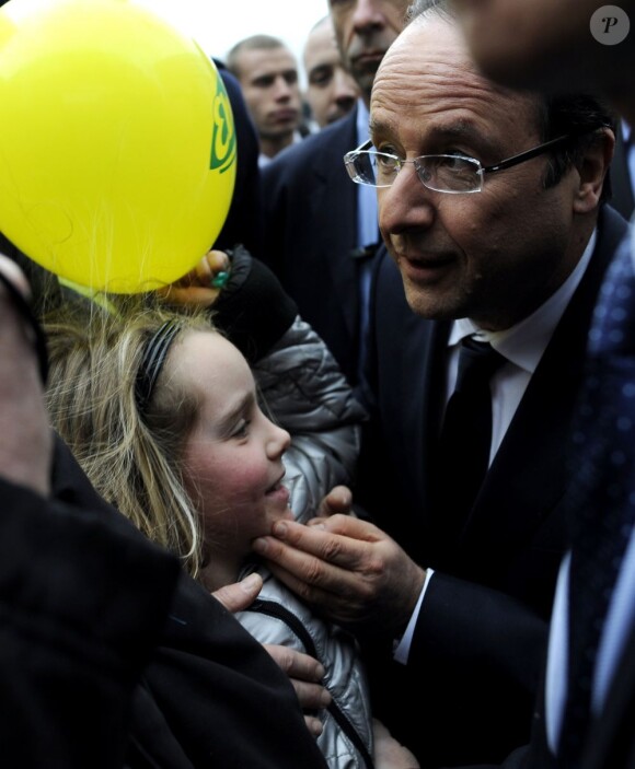 Le président François Hollande lors du 50e Salon de l'Agriculture, à la Porte de Versailles, à Paris, le 23 février 2013.