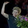 Kim Clijsters fait ses adieux au monde du tennis lors d'une soirée de gala à Anvers le 12 décembre 2012