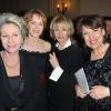 Françoise Laborde, Agnès Soral, Eve Ruggieri et Roselyne Bachelot au Gala Enfance Majuscule, au profit de l'enfance maltraitée, qui a eu lieu lundi 25 février à Paris.