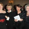 Eve Ruggieri, Agnès Soral, Roselyne Bachelot et Françoise Laborde au Gala Enfance Majuscule, au profit de l'enfance maltraitée, qui a eu lieu lundi 25 février à Paris.