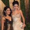 Vanessa Hudgens et Selena Gomez sont superbes pour la soirée Vanity Fair Oscar Party au Sunset Tower le 24 février 2013.