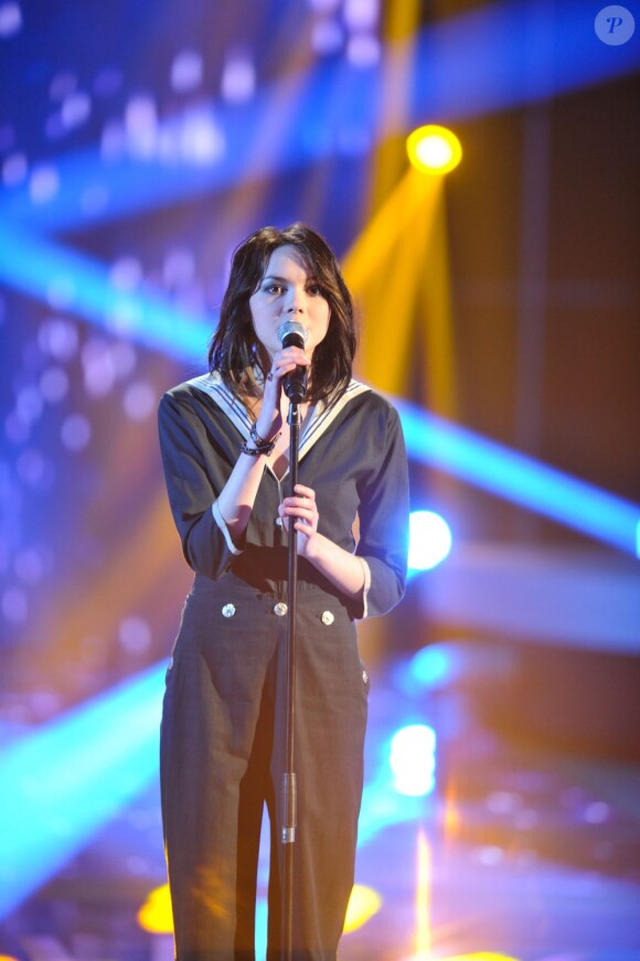 Sophie-Tith lors de la finale de la Nouvelle Star, mardi 26 février 2013 sur D8