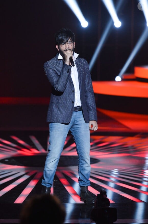 Florian lors de la finale de la Nouvelle Star, mardi 26 février 2013 sur D8